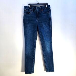 Madewell 10'' High-Rise Skinny 26p Blue Denim